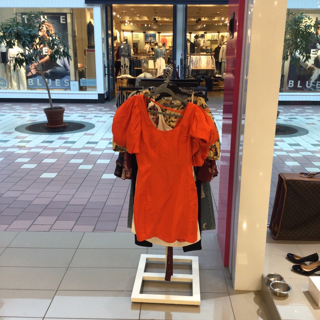 Orange Frame Dress Size M